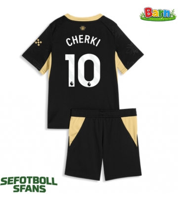 Manchester City Rayan Cherki #10 Bortaställ Barn 2026-27 Kortärmad (+ Korta byxor)